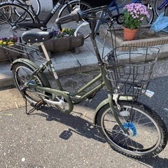 【ネット決済】📌📌安く自転車 20 インチ　青　📌📌