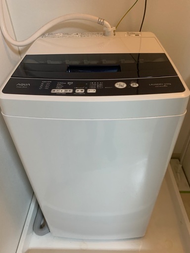 アクア全自動洗濯機　AQW-BK45G-FB  引取り8,500円