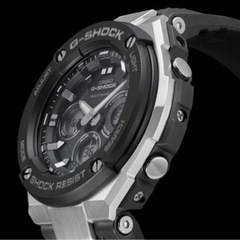 【新品未使用】G-SHOCK/GショックG-STEEL/Gスチール GST-W300-1AJF ソーラー 電波 デジアナ CASIO/カシオ