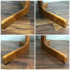 pa1/4 カリモク karimoku エクステンション テーブル 最大200cm 無垢材 キズ有 ダイニングテーブル 伸長式 家具 パーティ 楕円 伸縮