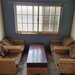 🐶高級品🐶ウォーターヒヤシンスダイニングセット✨