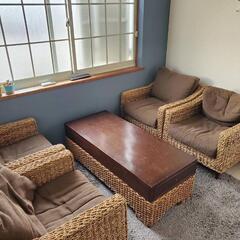 🐶高級品🐶ウォーターヒヤシンスダイニングセット✨