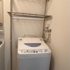 決定しました　洗濯機上収納の画像