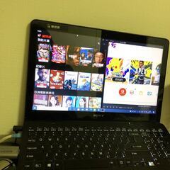 ノートパソコン タッチパネル搭載 SONY VAIO Fit 15 SVF15A17CJB Core 