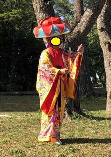 沖縄 紅型 衣装 ステージ衣装 琉球 舞踊 踊り お土産 コスプレ 伝統衣装
