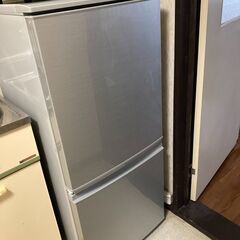 2016年製 シャープノンフロン冷凍冷蔵庫 SJ-D14B-S