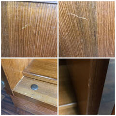 PH7/88　日田工芸 北欧モダン チーク材 収納 ビンテージ 引出し マキシム 靴箱 キャビネット 棚