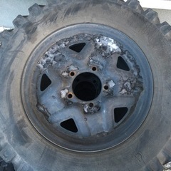 3月中値下げ　ジープサービス　6.50 r16  チューブ入り　札幌受取可　ジムニー　ja11 sj30 マッドタイヤ　mt