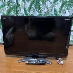 【不具合無し】シャープ AQUOS 32型 液晶カラーテレビ 32V