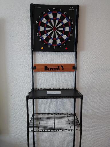 美品】DARTSLIVE200S Blitzerスタンド付 ダーツライブ - 家具