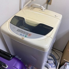 古い洗濯機です