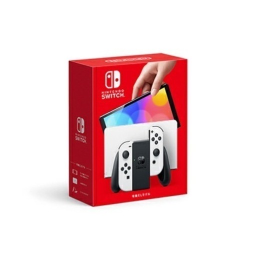 【新品未開封】Nintendo Switch Joy-Con(L)/(R) ホワイト(有機ELモデル)  \