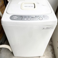 TOSHIBA TWIN AND DRY 洗濯機　0円