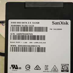 2.5インチ SanDisk SSD 512Gb