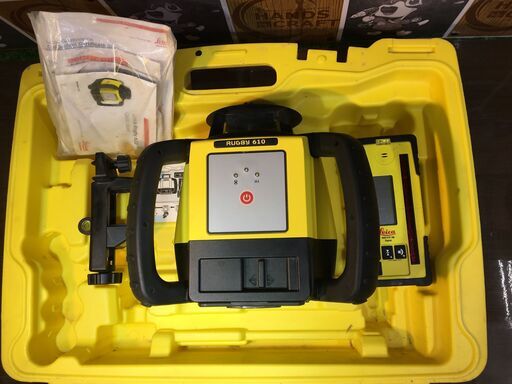 ライカ 回転レーザー RUGBY610 中古品 受光器有