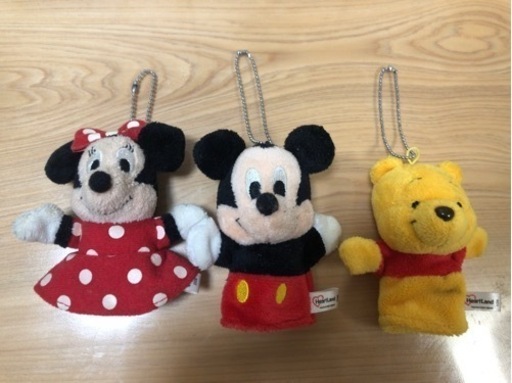 3月12日値下げ ディズニーのぬいぐるみキーチェーン キーホルダー 指人形にも あさ 広尾の子供用品の中古あげます 譲ります ジモティーで不用品の処分