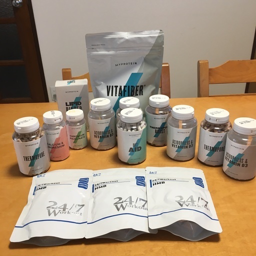 MY PROTEIN \u0026 24/7 WORKOUT サプリメント