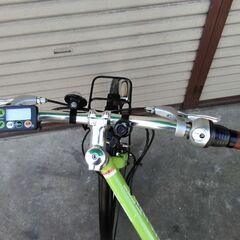 ヤマハ電動自転車VIENTA PM26V 26インチ 内装5段 黄緑 美品 配送無料