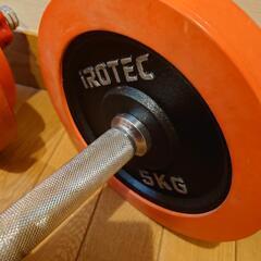 ダンベル 2セット(プレート計55kg) アイロテック