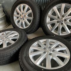 深溝★195/65R15　50プリウス　30プリウス　 アイスナビ7 ウェッズ ラブリオンRS01 安心の調整済み 