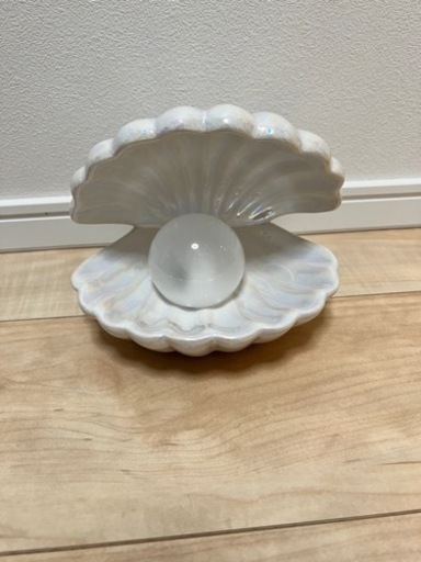 美品 貝殻のランプ Francfranc シェル ホワイト 貝殻 夏 リゾート 海 ライト 電球 オシャレ おしゃれ 雰囲気 R まとめ割します 豊島の家電の中古あげます 譲ります ジモティーで不用品の処分