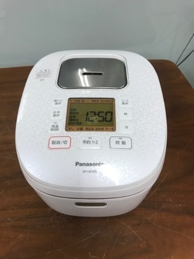 取引場所　南観音　K  2202-354   Panasonic/パナソニック　SR-HB109   IH炊飯器　2019年製