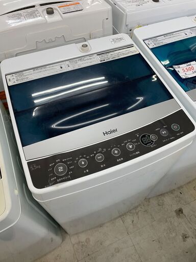リサイクルショップどりーむ荒田店　No６５　洗濯機　ハイアール　２０１７年製　中古　５．５ｋｇ　動作確認済