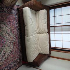 籐製ソファー