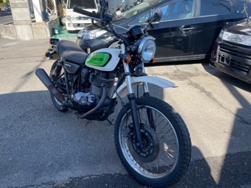 カワサキ 250TR ホワイトグリーンツートン カワサキ 250TR ホワイトグリーンツートン