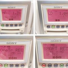 ソニー オールインワン MDコンポ CMT-M3 MD録音可 リモコン付 動作品