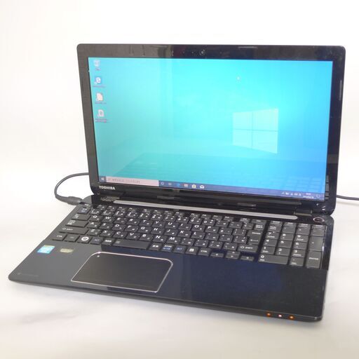 大容量HDD-500GB Wi-Fi有 ノートパソコン 東芝 T553/37JB 中古良品 Celeron 4GB Blu-ray 無線 Bluetooth webカメラ Windows10 Office