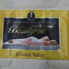 シモンズ/グランツ　レッグタイプダブルベッド　ゴールデンバリュー【愛品倶楽部柏店】