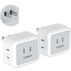 ★他サイト売却済★コンセント タップ TESSAN 3AC口 2...