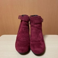 【ネット決済】アタガール 赤いショートブーツ