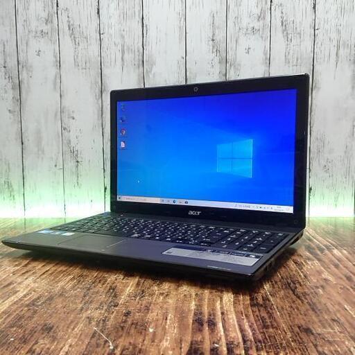 【動作確認済】ACER ノートPC Aspire 5741 SSD 120GB intel Corei5 M450 2.40GHz-2.66GHz 15.6インチ メモリ 4GB パソコン