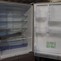 三菱 17年式 MR-B46A-P 455L 5ドア ガラストップ 冷蔵庫 エリア格安配達