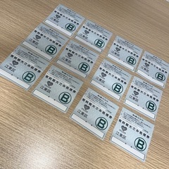 江東区　有料粗大ゴミ処理券(B券)12枚セット