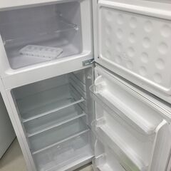 6ヶ月動作保証付 IRIS OHYAMA 2ドア冷蔵庫 116L 2019年製 【トレファク南柏