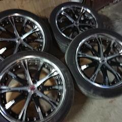 ホイール付き、ダンロップ ビューロー VE304 245/40R19  低距離走行