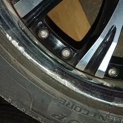 ホイール付き、ダンロップ ビューロー VE304 245/40R19  低距離走行