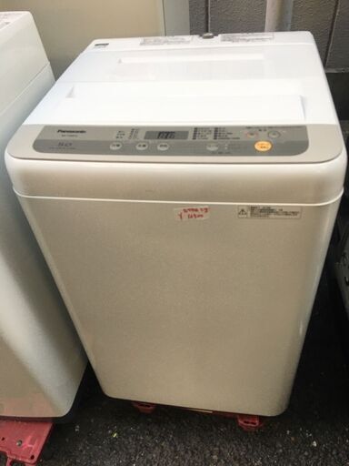 ☆中古 激安！！￥12,500！！Panasonic　パナソニック　5.0kg洗濯機　家電　2018年製　NA-F501312型　幅56cmｘ奥行57cmｘ高さ88cm　【BA138】