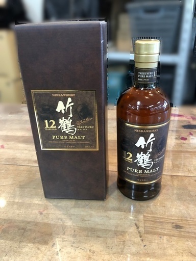 J842 ウィスキー ニッカ 竹鶴 TAKETSURU 12年 ピュアモルト 700ml 40度