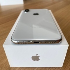 Apple アップル iPhone X 256GB シルバー softbank SIMロック解除済み