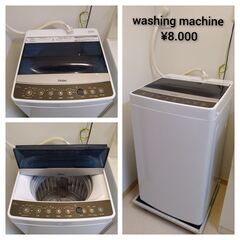 さようなら日本-washing machine Haier 5.5kg