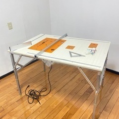 DIY 作業台　折りたたみ式　テーブルソー　トリマー　ジグソー