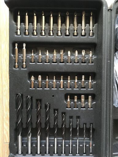 【未使用】21.6V 75点セット 充電式コードレス 電動ドライバー ドリル インパクトVERSOS ベルソス