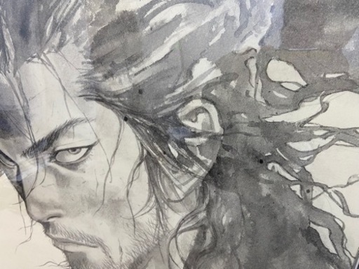 廃盤・絶版バガボンド井上雄彦・スラムダンク作者複製原画特大ポスター額装付き 絶版バガボンド井上雄彦・スラムダンク作者複製原画特大ポスター