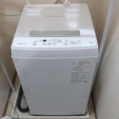 2021年購入！　TOSHIBA　全自動洗濯機　2年保証　収納棚...