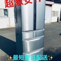 J3408 ☆6ヶ月保証付☆ 美品！Panasonic パナソニック 6ドア冷蔵庫 NR 