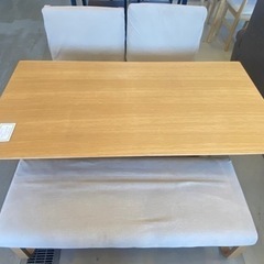 受け渡し予定あり 無印良品 ダイニングテーブル ソファチェア2脚 ベンチ セット オーク材 状態良好